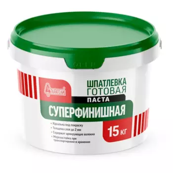 Шпатлевка полимерная суперфинишная Старатели 15 кг