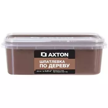 Шпатлёвка Axton для дерева 0.4 кг хани
