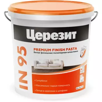 Шпатлёвка полимерная Церезит IN95 готовая всесезонная 25 кг