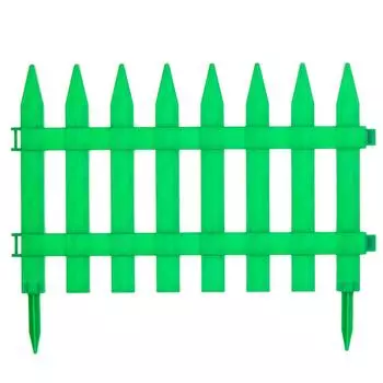 Штакетник «Частокол» 3 м цвет зелёный