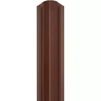 Штакетник ЭКО-М 76мм 1.5 м двухсторонний коричневый
