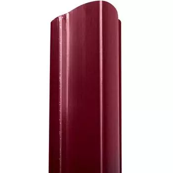 Штакетник ПРЕМ 130мм 1.5 м двухсторонний вишневый