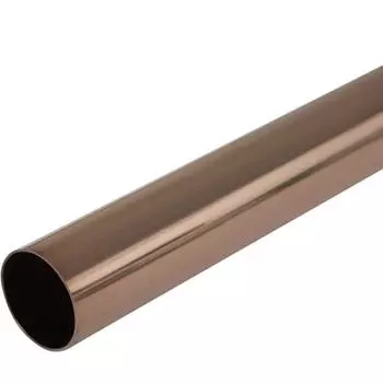 Штанга гладкая 240 см металл цвет коньяк