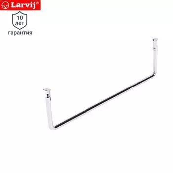 Штанга Larvij 30 см сталь цвет серебристый