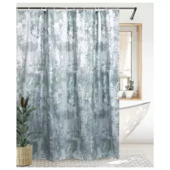 Штора для ванной Bath Plus Charme Red Nordic-3 180x200 см полиэстер цвет серо-зеленый