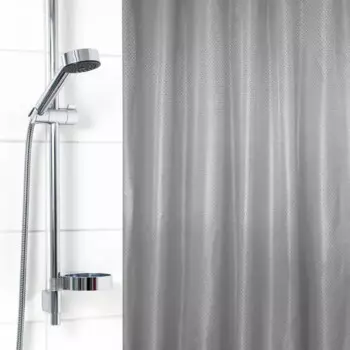 Штора для ванной Бриллиант 180x180 см полиэстер цвет серый