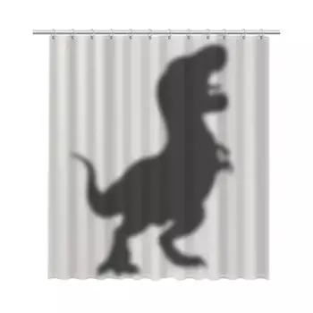 Штора для ванной Fixsen Dino FX-2521 180x200 см полиэстер цвет белый