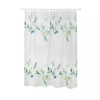 Штора для ванной Iddis Leaves LM13P18i11 200x180 см полиэстер цвет белый