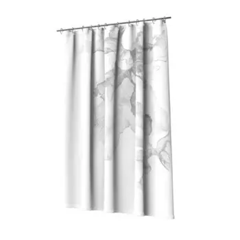 Штора для ванной Lemer Ardenne 180x200 см полиэстер цвет серый