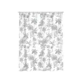 Штора для ванной Lemer Lerzac 180x180 см PEVA цвет белый/серый