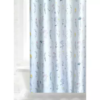 Штора для ванной Primanova Flowers DR-81257 180x200 полиэстер цвет белый