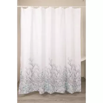 Штора для ванной Proffi Home Twig 180x180 см полиэстер цвет белый