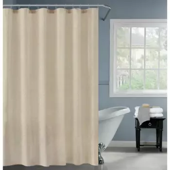 Штора для ванной Swensa Istra 180x180 см полиэстер цвет айвори