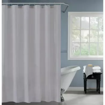 Штора для ванной Swensa Istra 180x180 см полиэстер цвет серый