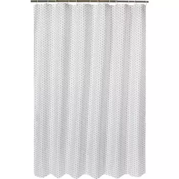 Штора для ванной Swensa Miss 180x200 см полиэстер цвет бело-черный