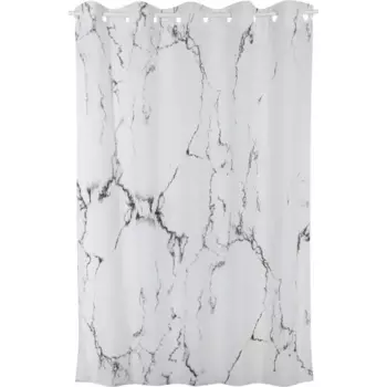 Штора для ванной Vidage Агатти 180x200 см полиэстер цвет белый