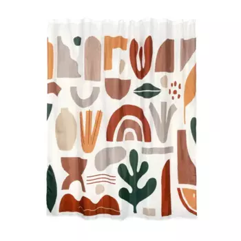 Штора для ванной Zenfort Мехико 180x200 см полиэстер цвет разноцветный