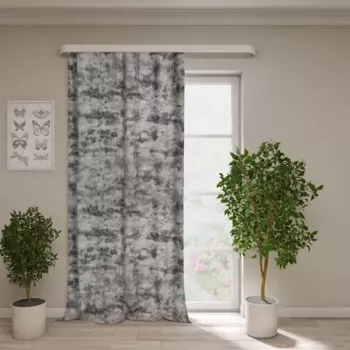 Штора на ленте 160x280 см цвет коричневый