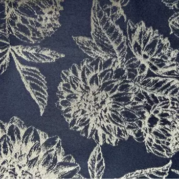 Штора на ленте Беатрис 200x280 см цвет синий