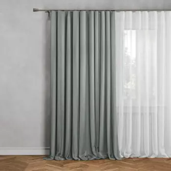 Штора на ленте блэкаут Кирустик 160x260 см цвет бежевый