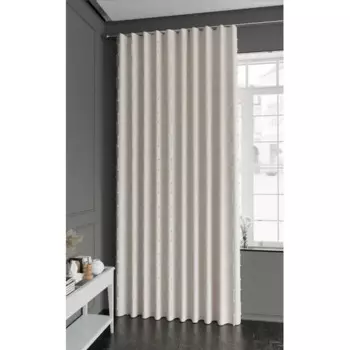 Штора на ленте Даниэла 200x280 см цвет молочный