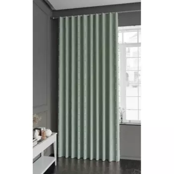 Штора на ленте Даниэла 200x280 см цвет светло-зеленый