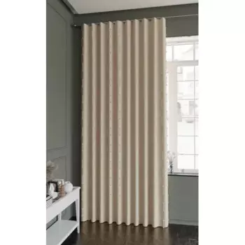 Штора на ленте Даниэла 200x280 см цвет бежевый