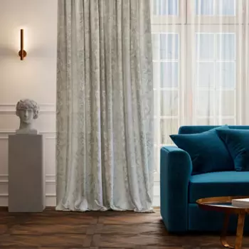 Штора на ленте Диана 200x280 см цвет кремовый