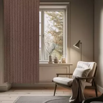 Штора на ленте димаут 200x280 см цвет бежевый