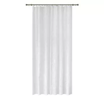 Штора на ленте для кухни "Деворэ" 140x180 см цвет белый