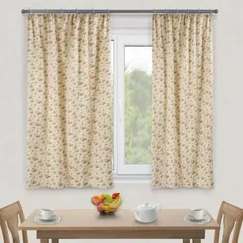 Штора на ленте для кухни Прованс 145x180 см