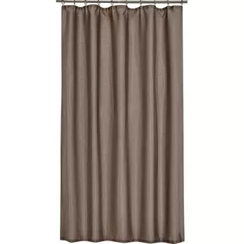 Штора на ленте для кухни "Жак Бамб" 135x180 см цвет коричневый