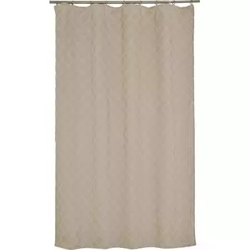 Штора на ленте для кухни "Жак Ромб" 135x180 см цвет золотой