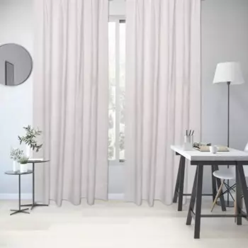 Штора на ленте Inspire Adler 200x280 см цвет кремовый