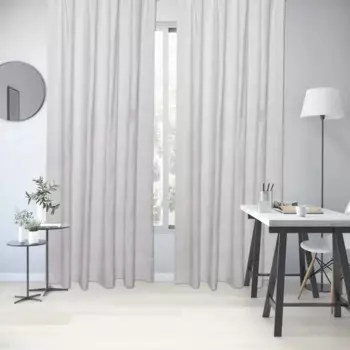 Штора на ленте Inspire Adler 200x280 см цвет светло-серый