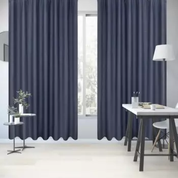 Штора на ленте Inspire Murmansk 200x280 см цвет темно-серый