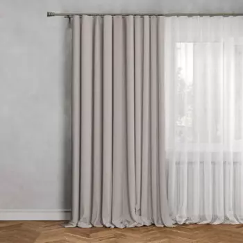 Штора на ленте Inspire Raspberry 200x280 см цвет айвори Trench 6