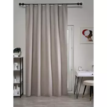 Штора на ленте Kreaforta Manchester 200x280 см цвет светло-серый