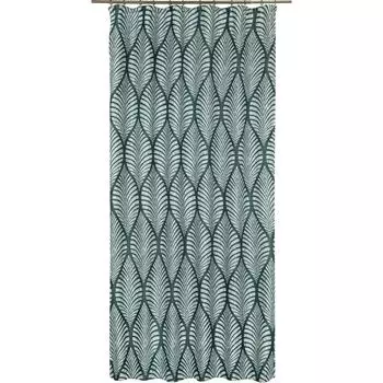 Штора на ленте «Мадагаскар» 160х260 см полиэстер геометрия цвет оливковый