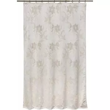 Штора на ленте «Нарцисс» 135х180 см цвет молочный