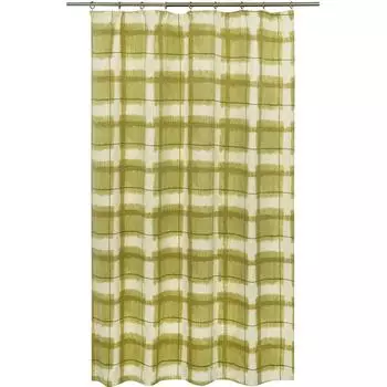 Штора на ленте «Outline» 140х180 см полиэстер цвет фисташковый