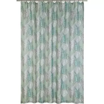 Штора на ленте Папоротник 200x260 см цвет зелёный