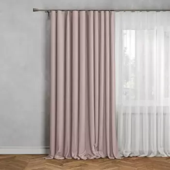 Штора на ленте Рим 200x310 см цвет бежево-серый