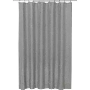 Штора на ленте Савана 145x180 цвет светло-серый