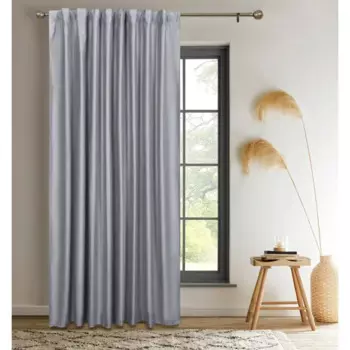 Штора на ленте со скрытыми петлями Kreaforta Manchester 200x280 см темно-серый