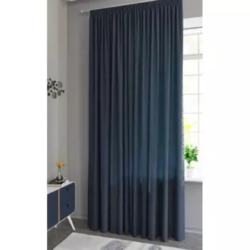 Штора на ленте Zara 200x280 см цвет синий