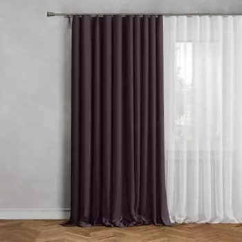 Штора на люверсах димаут 200x280 см цвет сиреневый