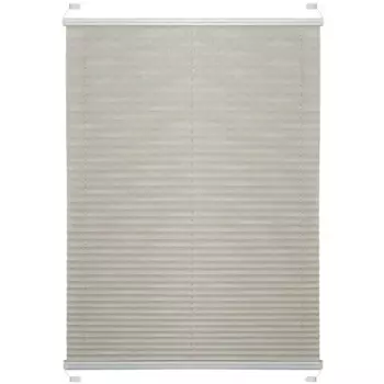 Штора плиссе 65x170 см жаккард молочная