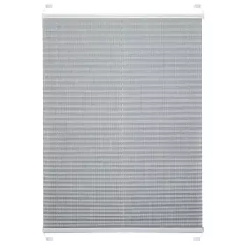 Штора плиссе 65x170 см жаккард серая