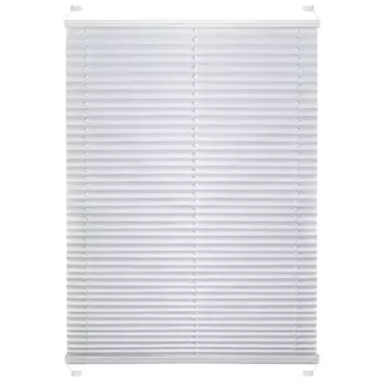 Штора плиссе 73x170 см жаккард белая